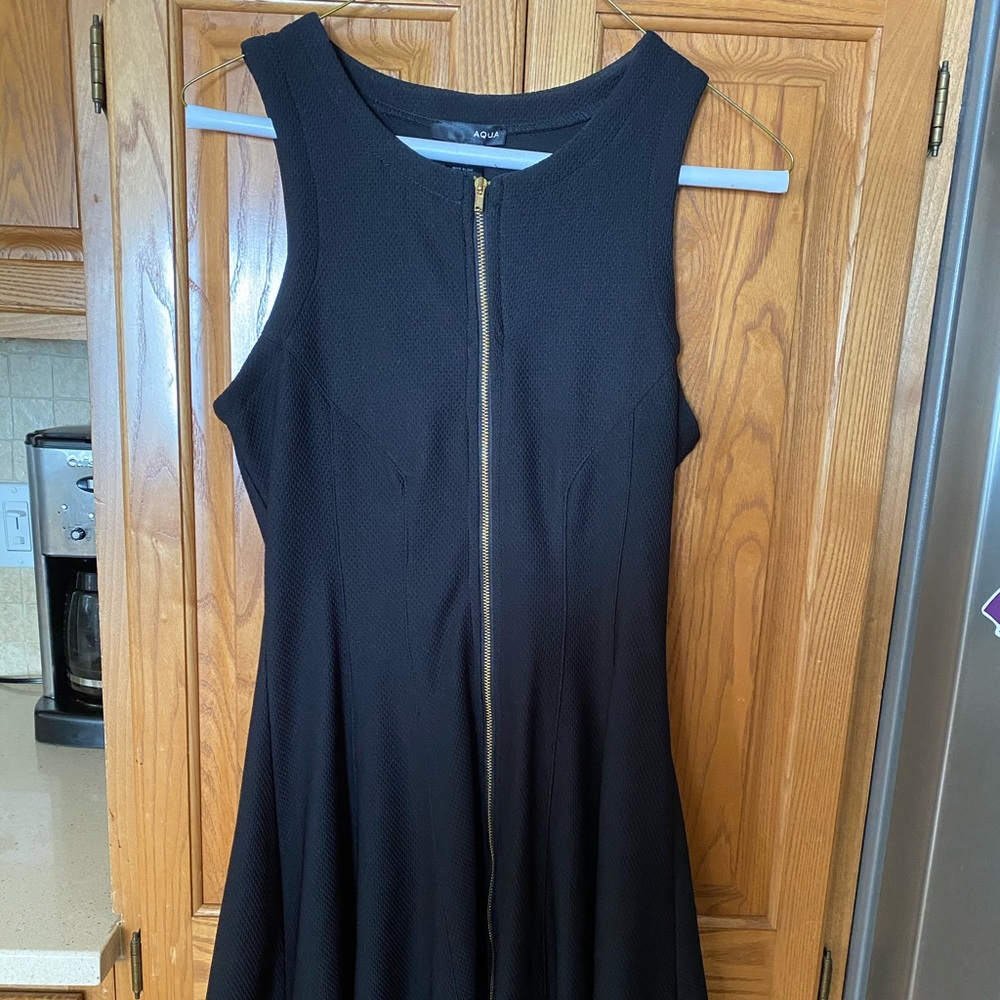 AQUA fit and flare dress